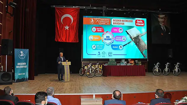 'Akşehir Hatimlerde Buluşuyor' projesinin ödül töreni gerçekleştirildi
