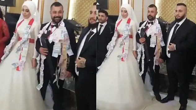 'Çok şükür bugün de başkaları adına utandık' dedirtecek haber! Damada 'pompalı tüfek' taktılar
