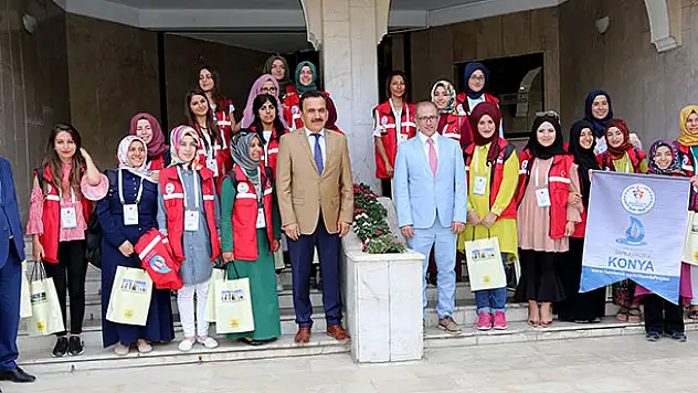 'Damla Projesi' gençlerinden Büyükşehir'e ziyaret