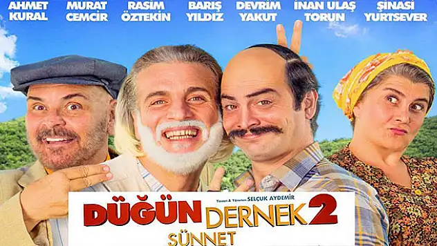 'Düğün Dernek 2: Sünnet'i 4 milyon 730 bin kişi izledi