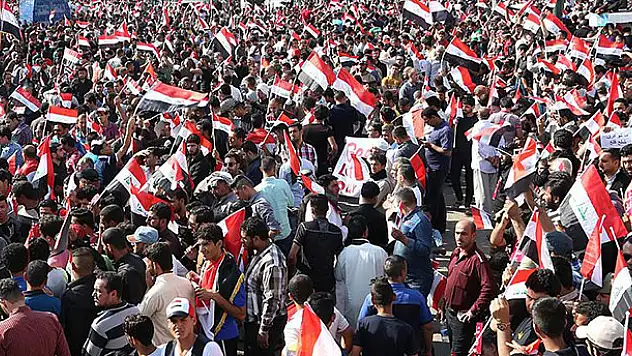 'Eylem sırasında silah taşımayın, Irak bayrağı taşıyın'