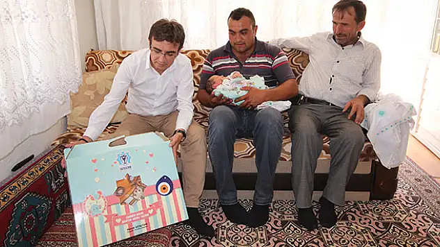 'Hoşgeldin bebek' projesi mutlu ediyor