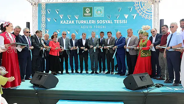  İsmil Kazak Türkleri Sosyal Tesisi açıldı