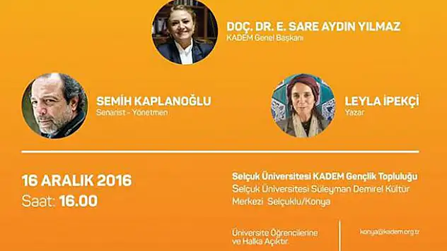 'Kadını Okumak Gençlik ve Sinema' söyleşisi