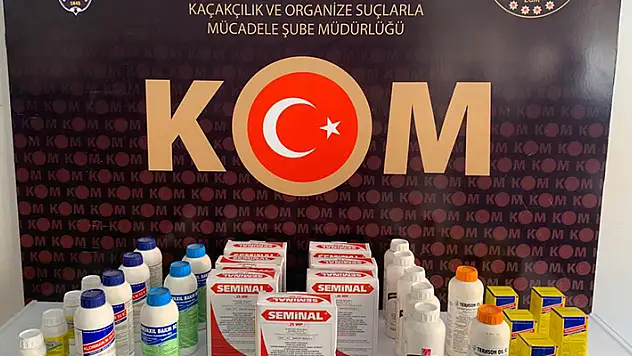  Konya'da yasaklı zirai ilaç satan şüpheliye 84 bin lira ceza kesildi