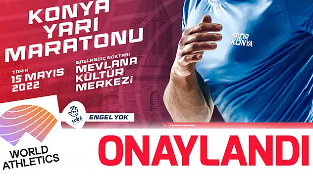 'Konya Yarı Maratonu'na IAAF onayı 