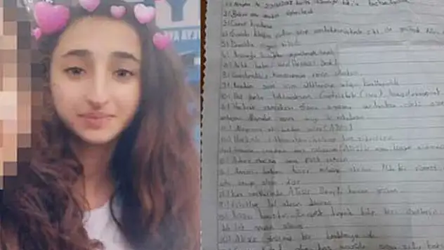 'Mavi Balina' kurbanı küçük kızın defterinde yazanlar dehşete düşürdü