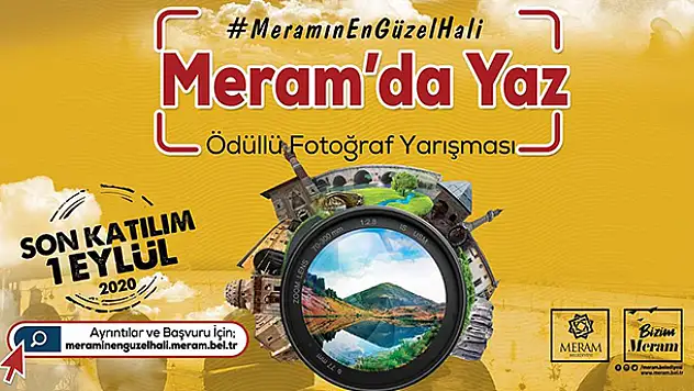 'Meram'da Yaz' fotoğraf yarışması için son tarih 1 Eylül