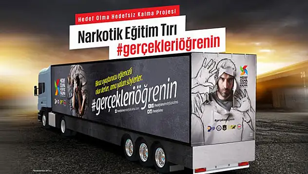'Narkotik Eğitim TIR'ı 4 Aralık'ta Konya'da