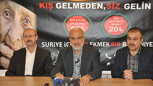 'Suriye için Bir Ekmek, Bir Battaniye' kampanyası