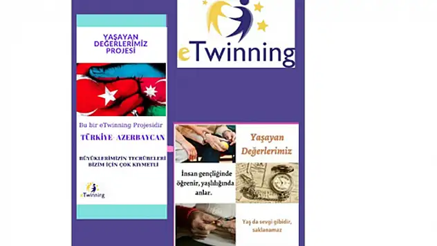 ''Yaşayan Değerlerimiz '' eTwinning Projesi yaşlılarımızı unutmadı
