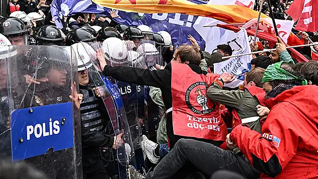 1 Mayıs'ta polise mukavemet gösteren 38 şüpheli tutuklandı
