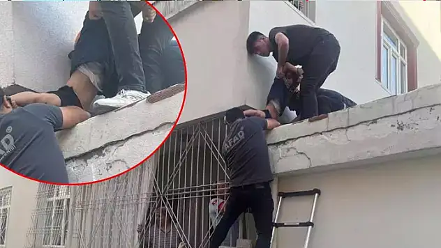 10 yaşındaki çocuk evinin balkonunda kabusu yaşadı!
