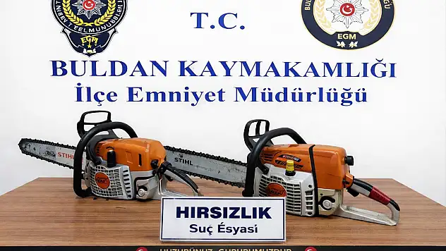100 bin liralık testereleri çalanlar, Konya'da yakayı ele verdi