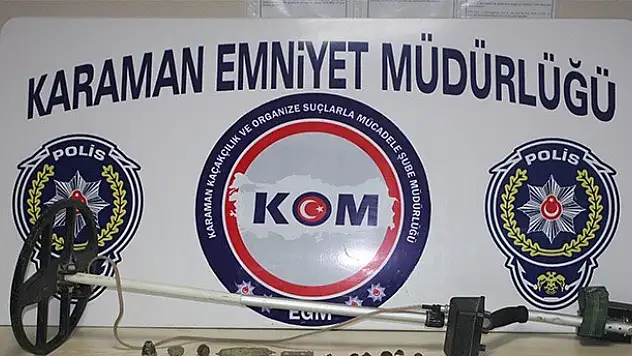 103 adet tarihi eser ele geçirildi