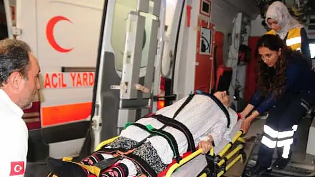 112 yaşındaki hastaya 112'den acil müdahale