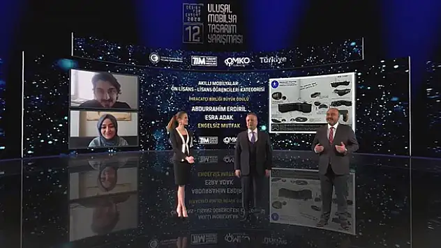 12. Ulusal Tasarım Yarışması ödül törenine KTO Karataylı öğrenciler damga vurdu