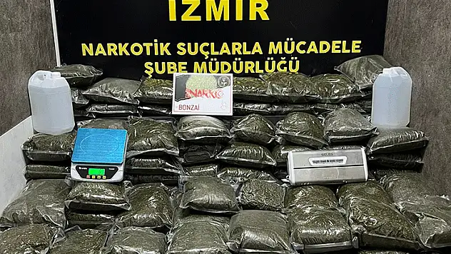 126 kilogram 'insan yiyen' uyuşturucu, İzmir'de ele geçirildi