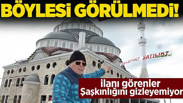 13 milyona satılık 'kelepir' cami