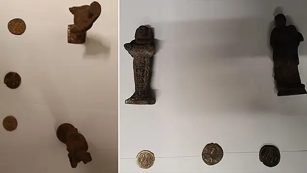 13'üncü yüzyıla ait heykelleri 1 milyon dolara satmaya çalışan şüpheli yakalandı

