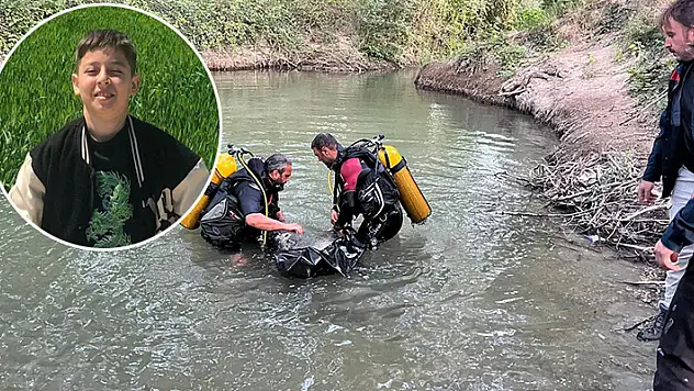 13 yaşındaki Yiğit, yüzmek için girdiği derede boğuldu
