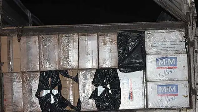 136 bin paket kaçak sigara ele geçirildi