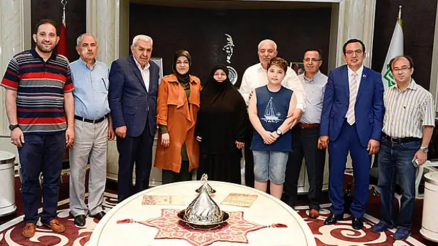 15 Temmuz gazisinden Başkan Toru'ya ziyaret