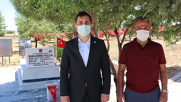 15 Temmuz şehidinin babasından kaymakama teşekkür
