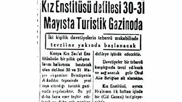 1959'da Alâeddin Tepesinde defile