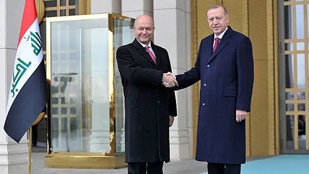 2019 yılının ilk üst düzey ziyareti Irak Cumhurbaşkanından