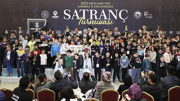 2023 Mevlana Yılı anısına düzenlenen 'Karatay 3. Satranç Turnuvası' sona erdi 
