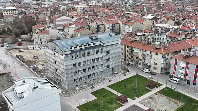 24 derslikli Karatay Belediyesi Osman Benliler İlkokulu'nun yapımında sona gelindi 