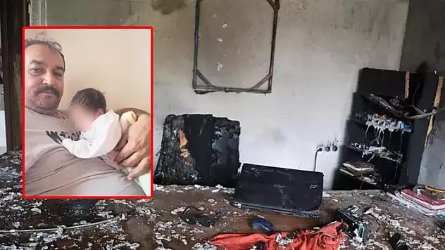 25 günlük bebeğin ağlaması faciayı önledi! Aile kabusa uyandı
