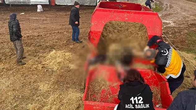 27 yaşındaki gencin feci ölümü! Yem karma makinesinin içine düştü