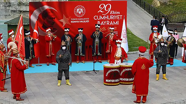 29 Ekim Cumhuriyet Bayramı Konya'da kutlandı