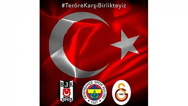 3 büyükler teröre karşı bir oldular