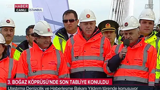 3. köprüde tarihi anlar: İki yaka birleşti