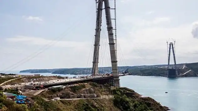 3'üncü köprü denizle buluştu