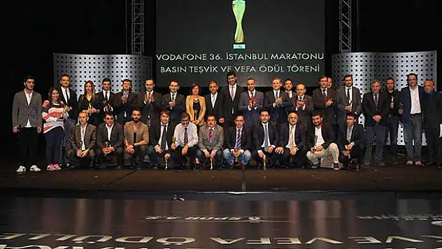 36. Vodafone İstanbul Maratonu Basın Teşvik ve Vefa Ödülleri