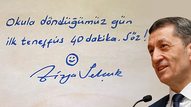 40 dakikalık teneffüs için seferber oldular
