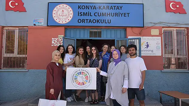 42 gönüllü üniversiteli gençten Karatay'da alkış alan iyilik hareketi