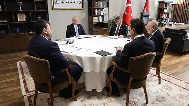 5 siyasi partinin genel başkanı bugün bir araya gelecek