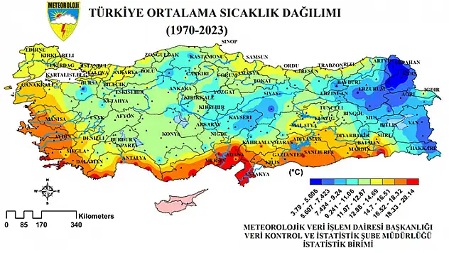 53 yılın sıcak ve soğuk rekorları 
