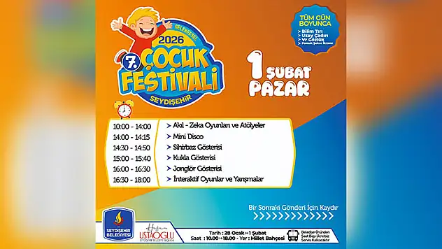 6. Akşehir Üniversiteliler Kış Şenliği büyük bir coşkuyla başladı