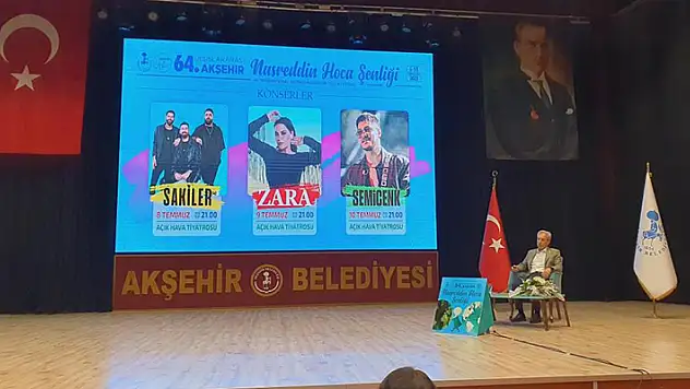 64. Uluslararası Akşehir Nasreddin Hoca Şenliği programı açıklandı