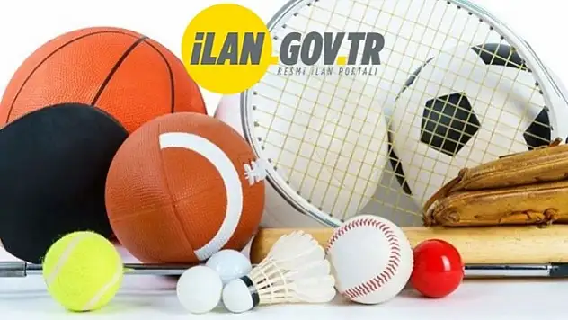 68 kalem spor malzemesi satın alınacaktır