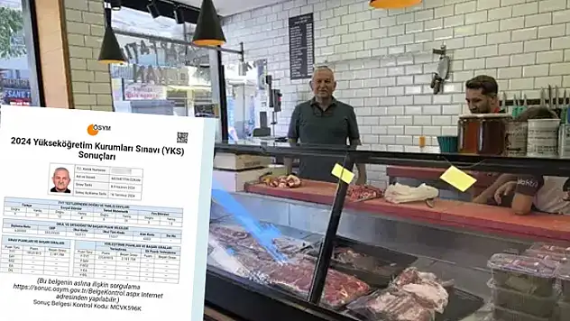 70 yaşındaki kasabın YKS başarısı: Sadece kendimi denedim
