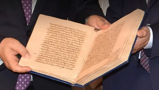 757 yıllık el yazması Konya'ya geri döndü