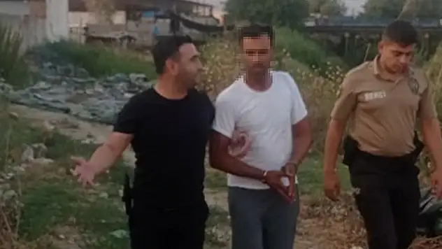 8 yıl hapisle aranan firari hükümlü, derede yakalandı