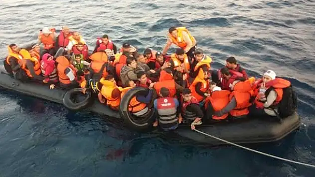 99 kaçak göçmen...